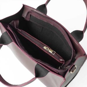 U Tote Bag Dark Brown Color