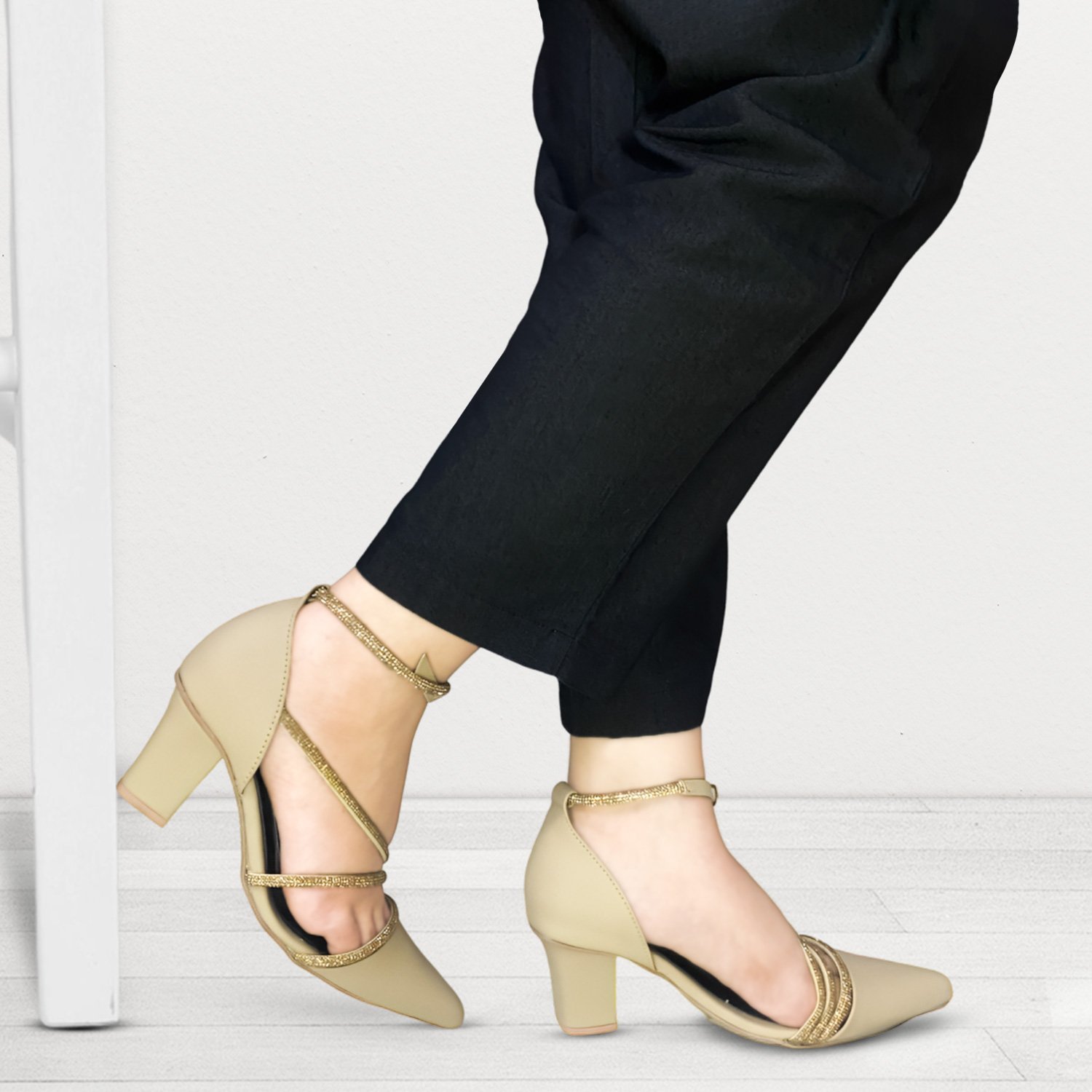 AYRA HEEL SANDAL | TAN