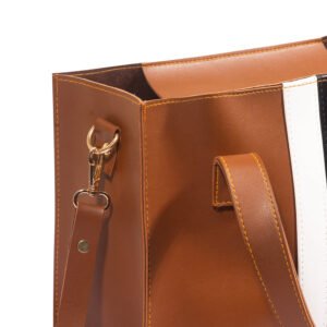 Victoria Tote Bag 3 PCs Brown Color