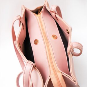 Luna Tote Bag Peach Color