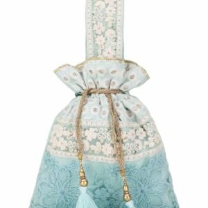 Pastel Blue Potli Bag