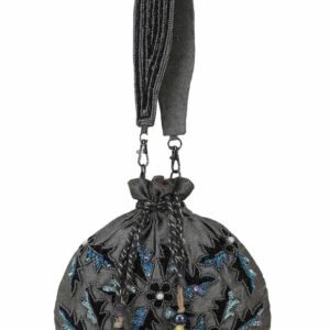 Grey Embellished Potli