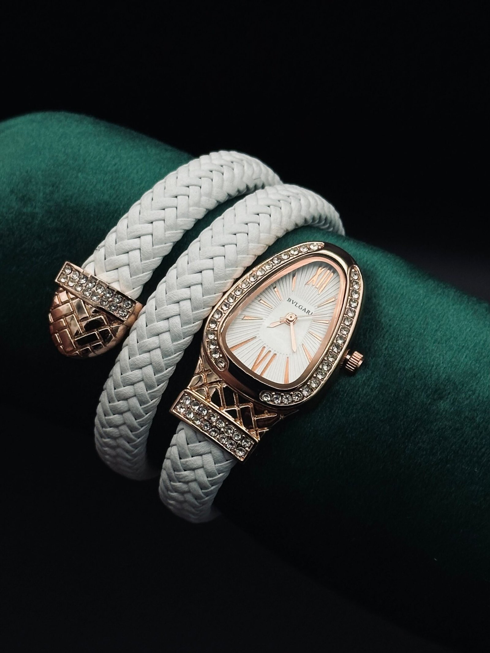 Ladies Snake Watch Leather-Straps - Image 2