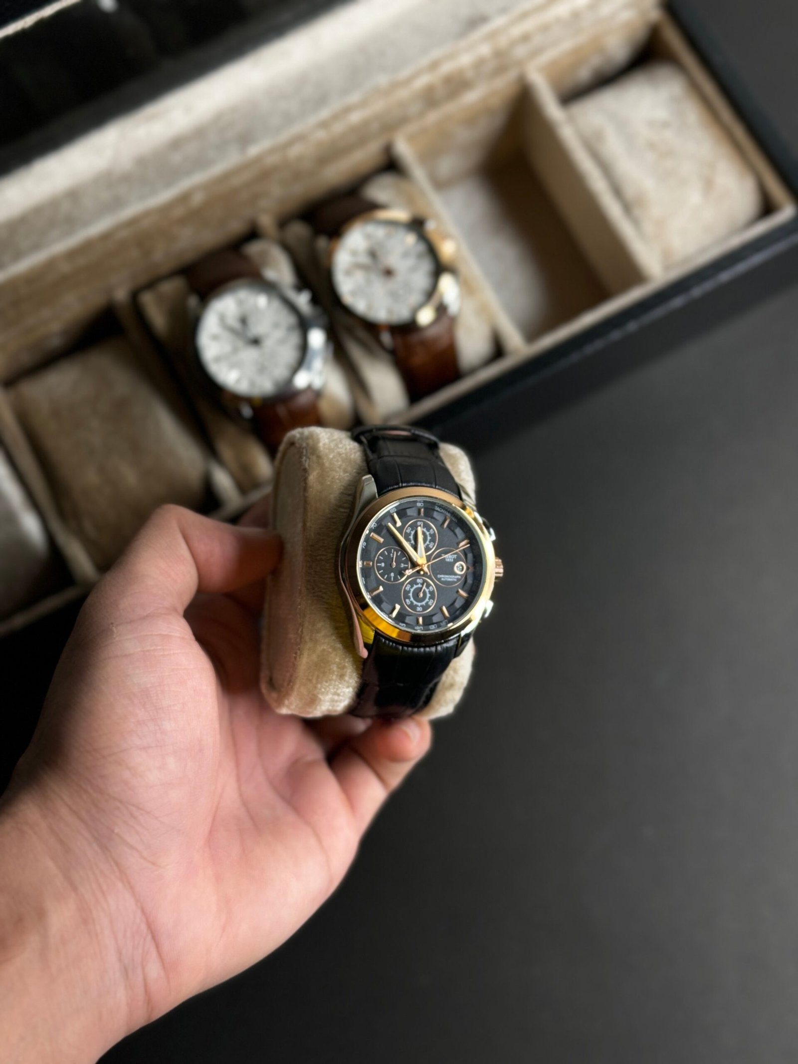 Tissot Leather straps All choronograph working - Image 4