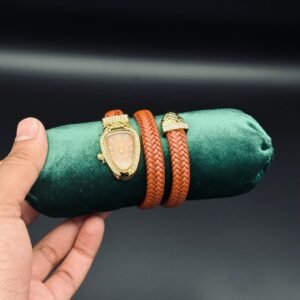 Ladies Snake Watch Leather-Straps