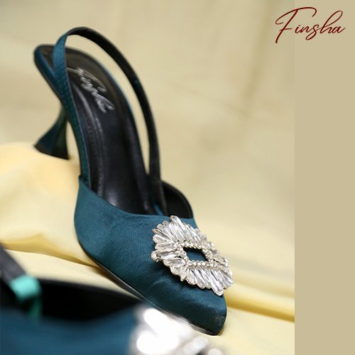 DAISY HEEL SANDAL | ZINC