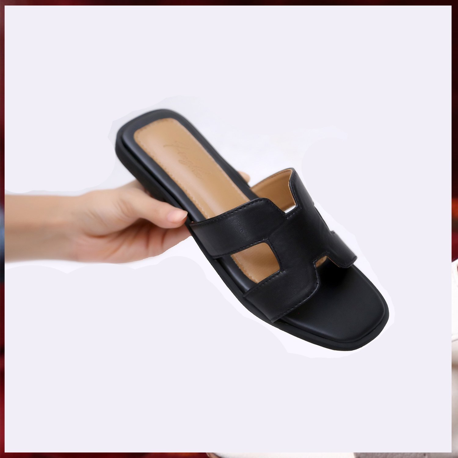 HELEN FORMAL FLAT | BLACK