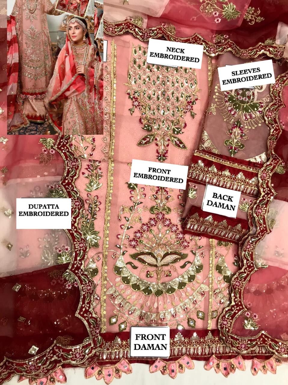 Faiza Saqlain party wear - Image 2