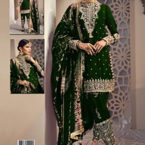 Anaya party wear green