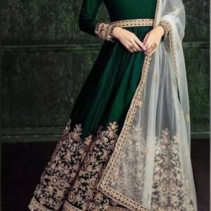 Maria b Silk 3pc green