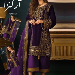 Asim Jofa PARTY WEAR PURPEL