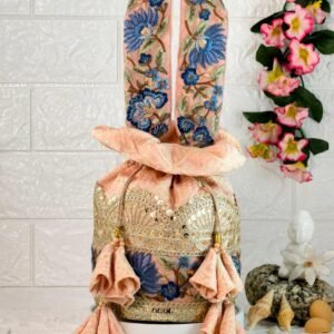 Flamingo Paradise Potli Bag