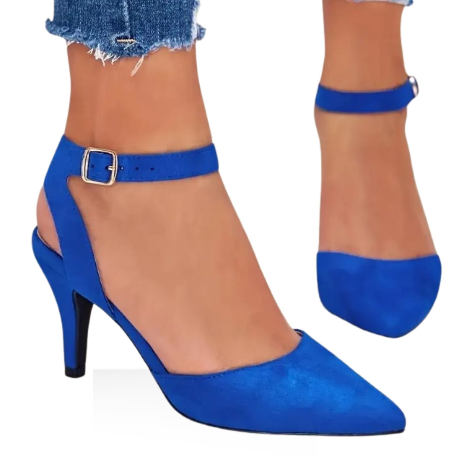 Serene SlingBack Mule | Royal Blue - Image 2