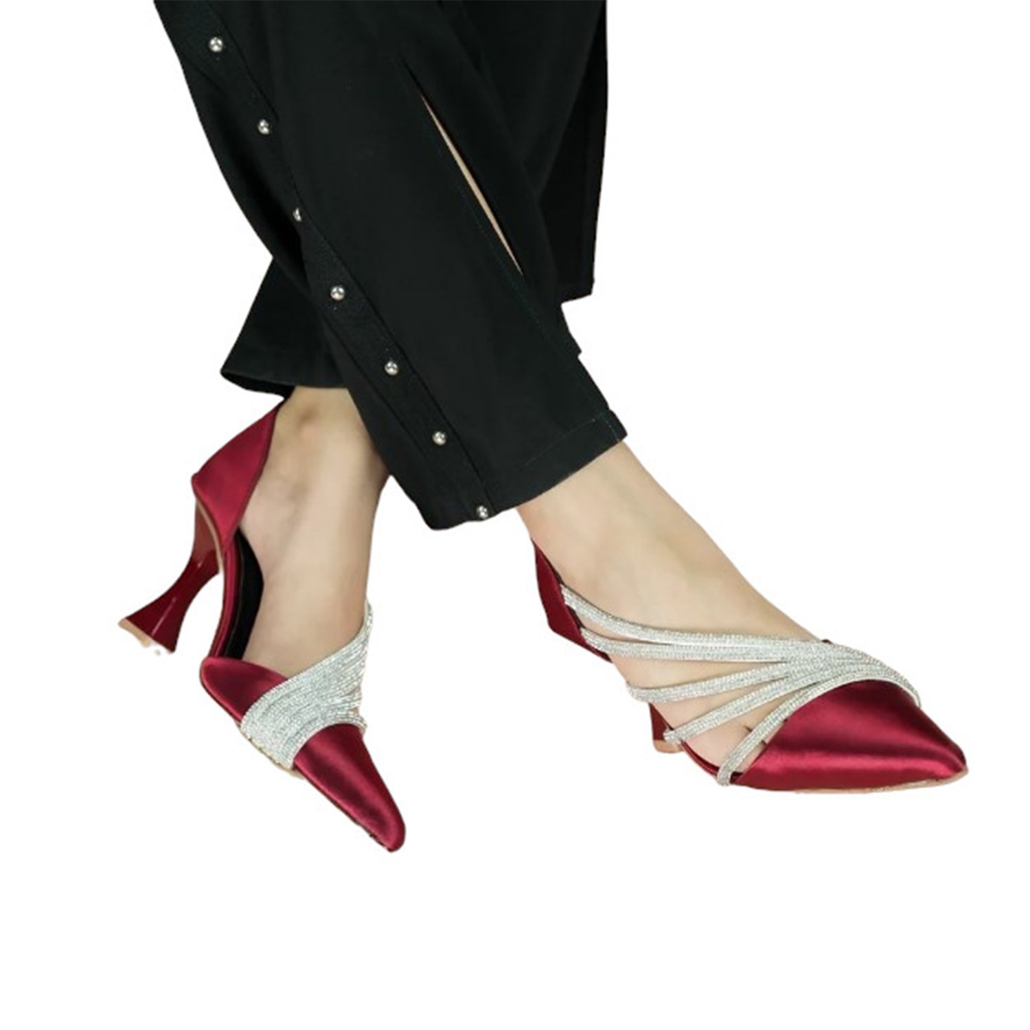 ISABELLA HEEL SANDAL | RED