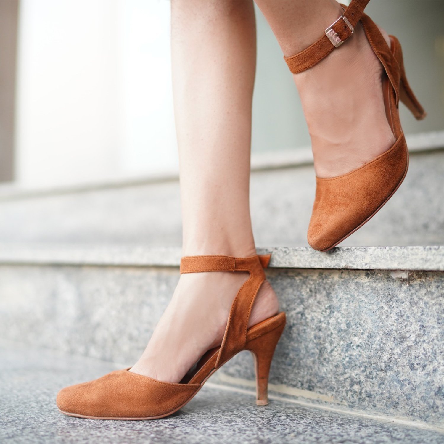 Serene SlingBack Mule | Brown