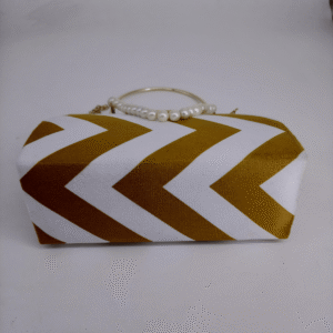 Hazel Chain Crossbody Bag Zig Zag Texture