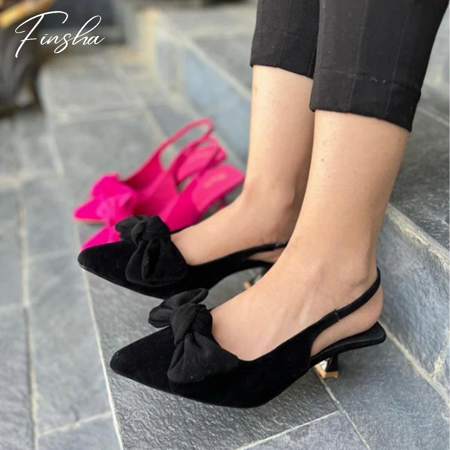 TIE KNOT PUMP | BLACK
