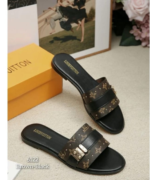 LV Lock it Studded Flat - Image 2