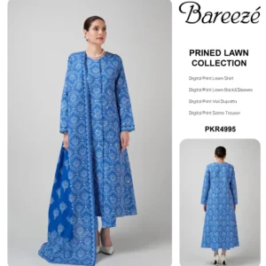 Bareeze Printed Lawn ZA-1