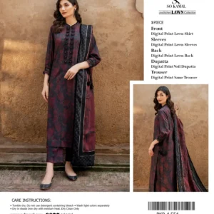 So Kamal Printed Lawn ZA-36