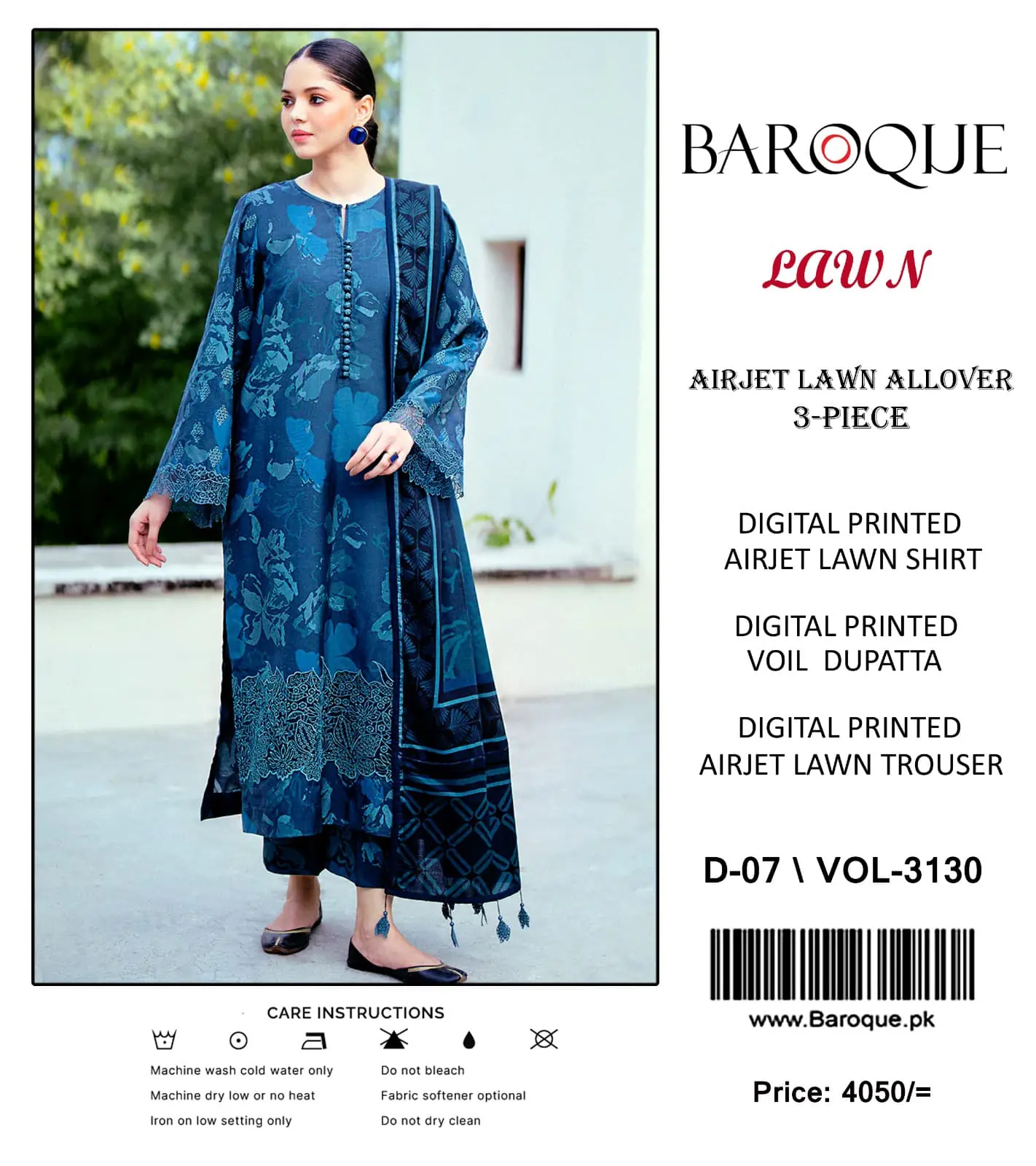 Baroque Printed Lawn B-61