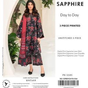 Sapphire Printed Lawn ZA-13