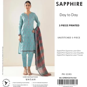 Sapphire Printed Lawn ZA-20