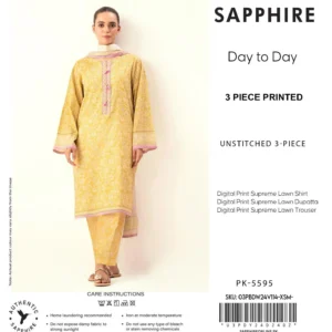 Sapphire Printed Lawn ZA-15