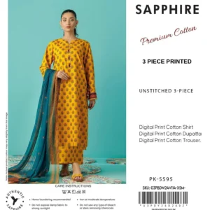 Sapphire Printed Cotton ZA-11