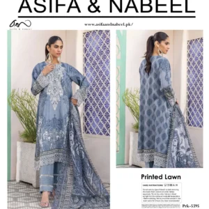 Asifa Nabeel Printed Lawn ZA-84