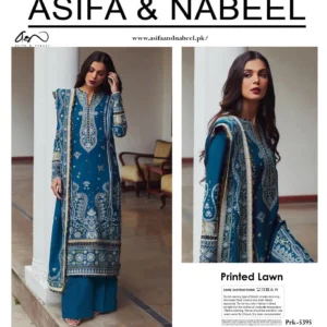 Asifa Nabeel Printed Lawn ZA-87