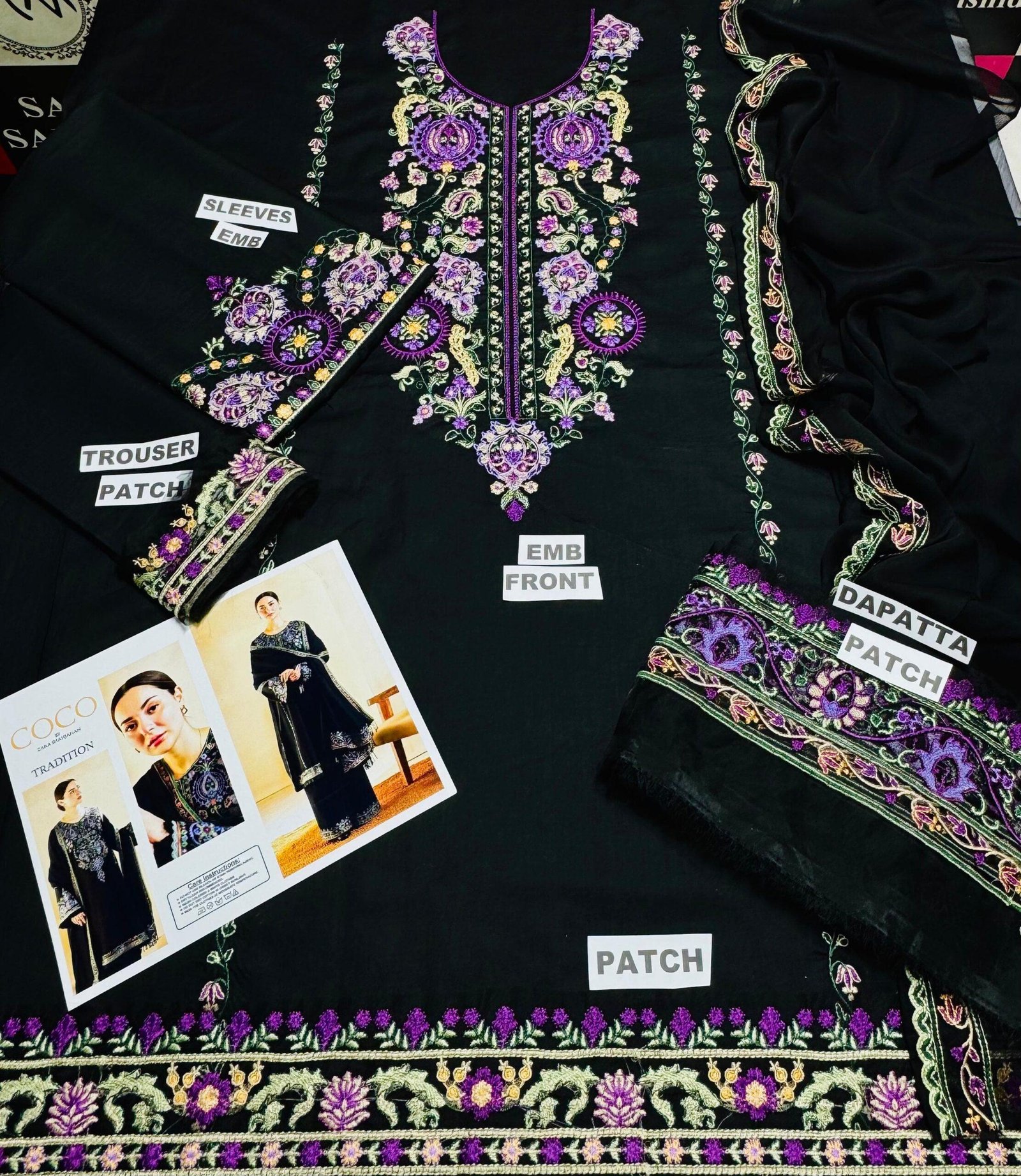 Zara Shahjahan Lawn VC-676 - Image 2