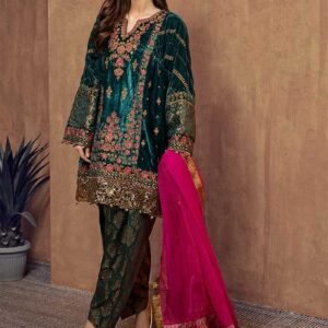 MARIA B VELVET PARTY WEAR