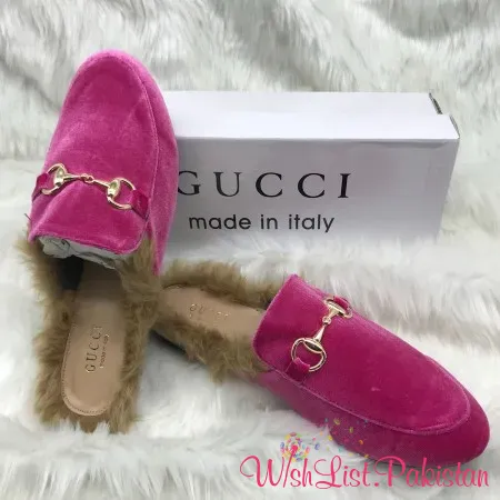 Gucci Princetown Velvet