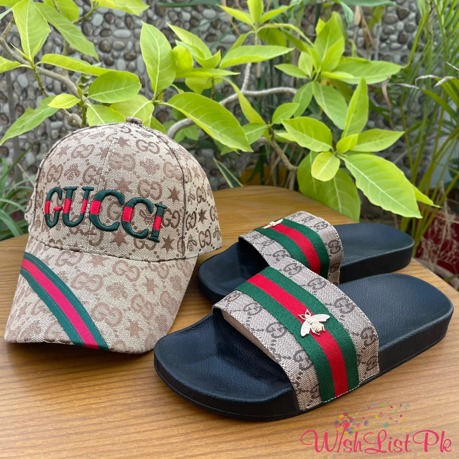 Gucci Cap Slides Combo