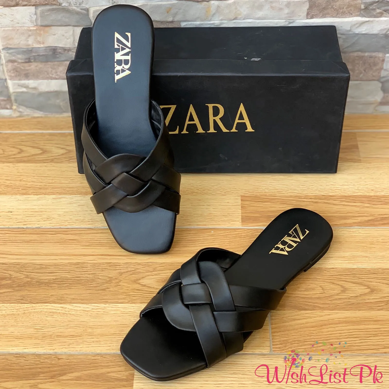 Zara Matte Slippers