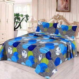 3 Pcs Cotton Bedsheet-eggo (Premium)