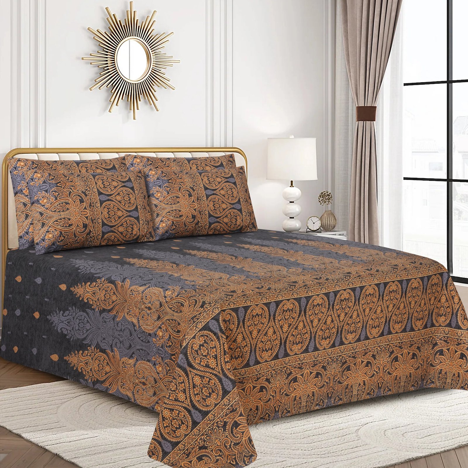 3 Pcs Bedsheet B-4-MZ18