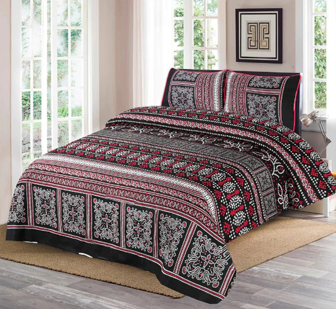 3 Pcs Cotton Bedsheet-Sigo (Premium)