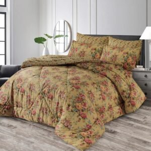 Double Bed 6 pc Winter Razai Set (Heavy Filling) RZ-01