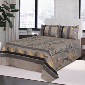 3 Pcs Bedsheet B-1003-CMNT