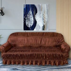 Twill Jersey Sofa Covers - Elastic Sofa Covers - Copper