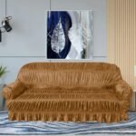 Twill Jersey Sofa Covers - Elastic Sofa Covers - Golden