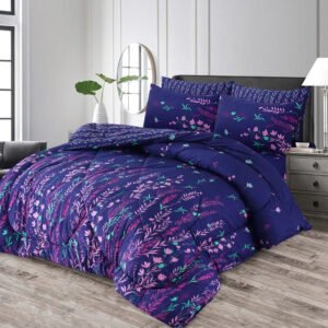 Double Bed 6 pc Winter Razai Set (Heavy Filling) RZ-23