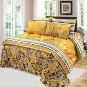 Double Bed 6 pc Winter Razai Set (Heavy Filling) RZ-04