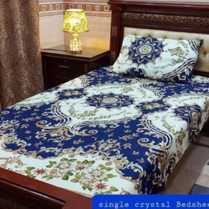 Single Bedsheet-09 Blue Motive