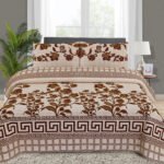 3 Pcs Cotton Bedsheet-Skiny (Premium)