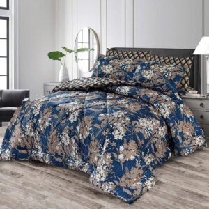 Double Bed 6 pc Winter Razai Set (Heavy Filling) RZ-05