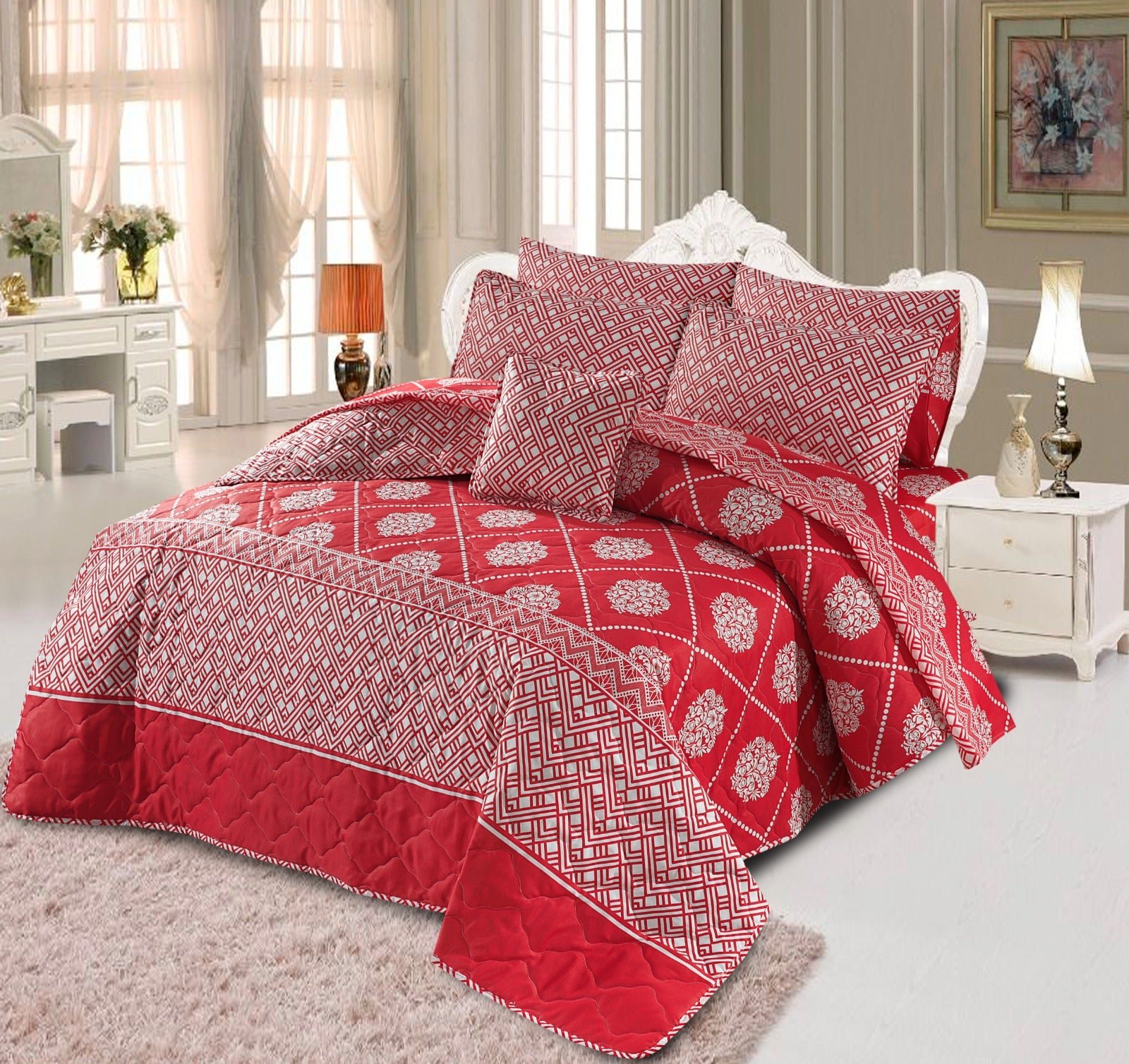 7 Pcs Comforter Set-B33