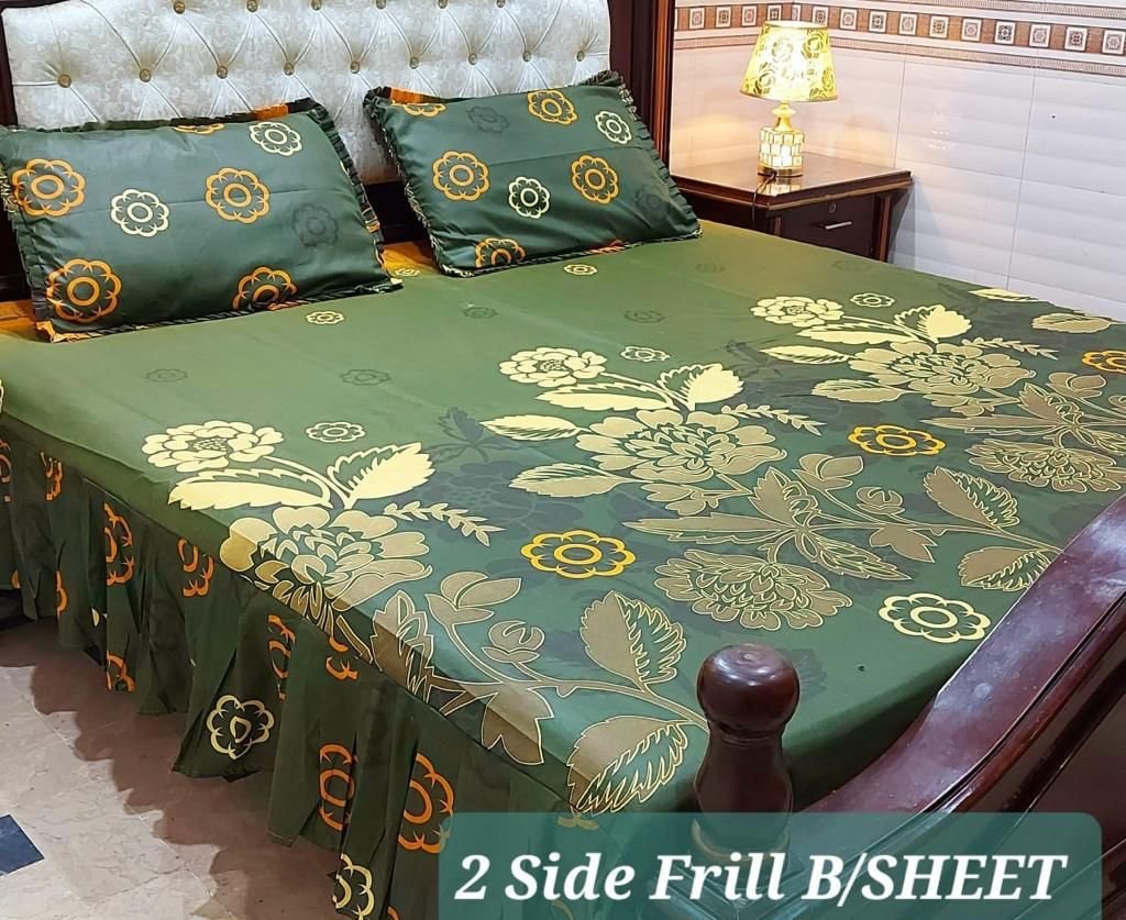 2 Side Frill Bedsheet